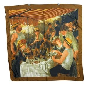 Renoir Impressionist Art Scarf Women's Fashion Accessory 34x34 in Square